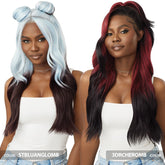 Outre Perfect Hairline Glueless 13x6 HD Lace Front Wig - JAANAY - Reverse Ombre
